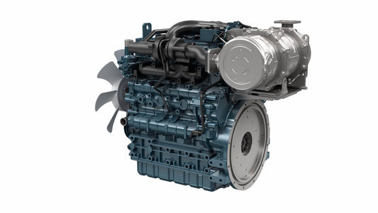 Complete Kubota V3307 industrial diesel engine assembly — the model quoted in this reman and long block cost comparison