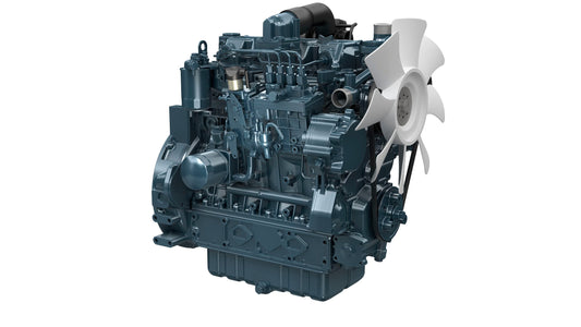 Kubota V3800-DI-T industrial diesel engine, the Tier 3 mechanical variant with no aftertreatment