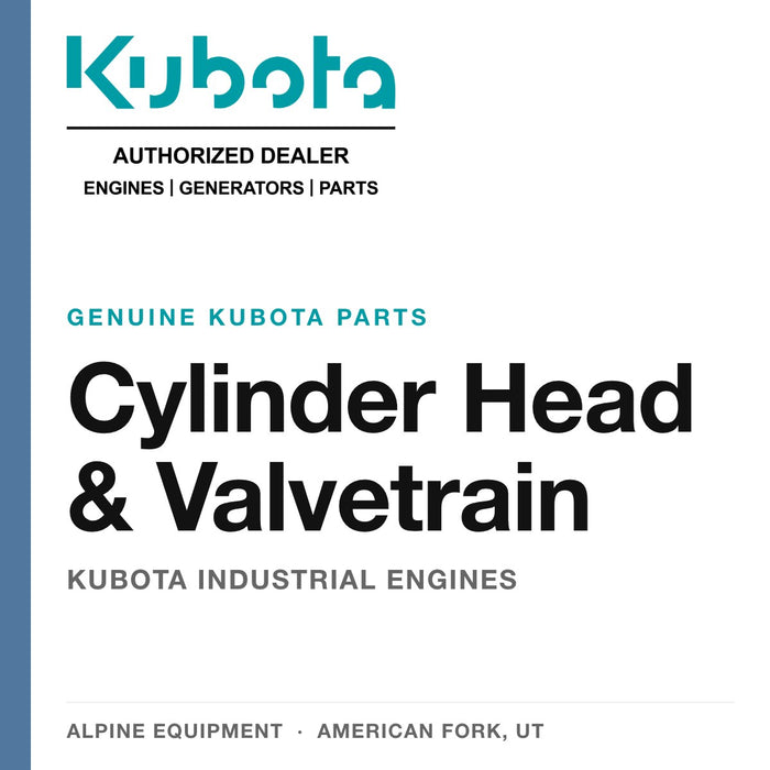 Kubota Cylinder Head & Valvetrain Parts — genuine Kubota parts from Alpine Equipment Repair