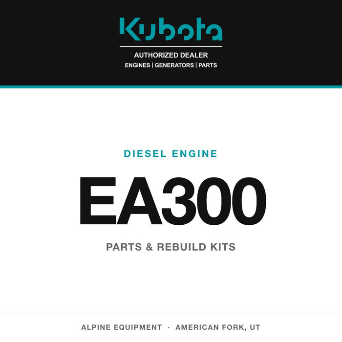 Kubota EA300 diesel engine — genuine parts from Alpine Equipment Repair