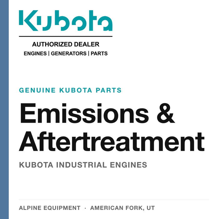 Kubota Emissions & Aftertreatment Parts — genuine Kubota parts from Alpine Equipment Repair