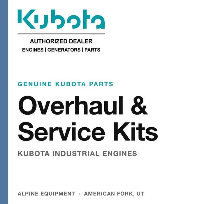 Kubota Overhaul & Service Kits — genuine Kubota parts from Alpine Equipment Repair