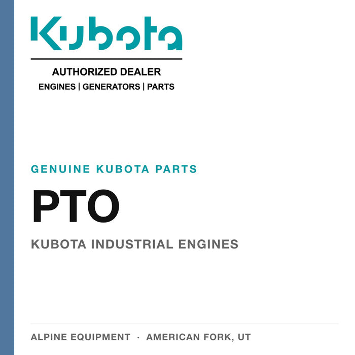 Kubota PTO Parts — genuine Kubota parts from Alpine Equipment Repair