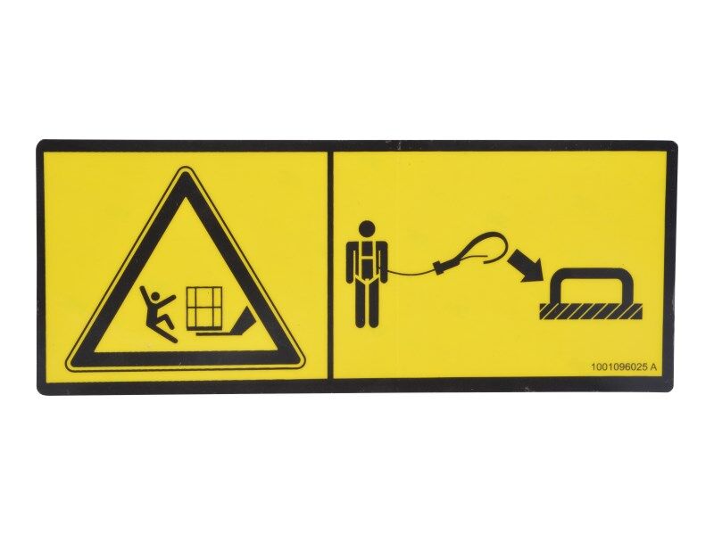 1001096025 | DECAL,PLATFORM WARING