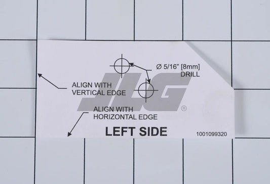 1001099320 | DECAL,SERVICE TEMPLATE