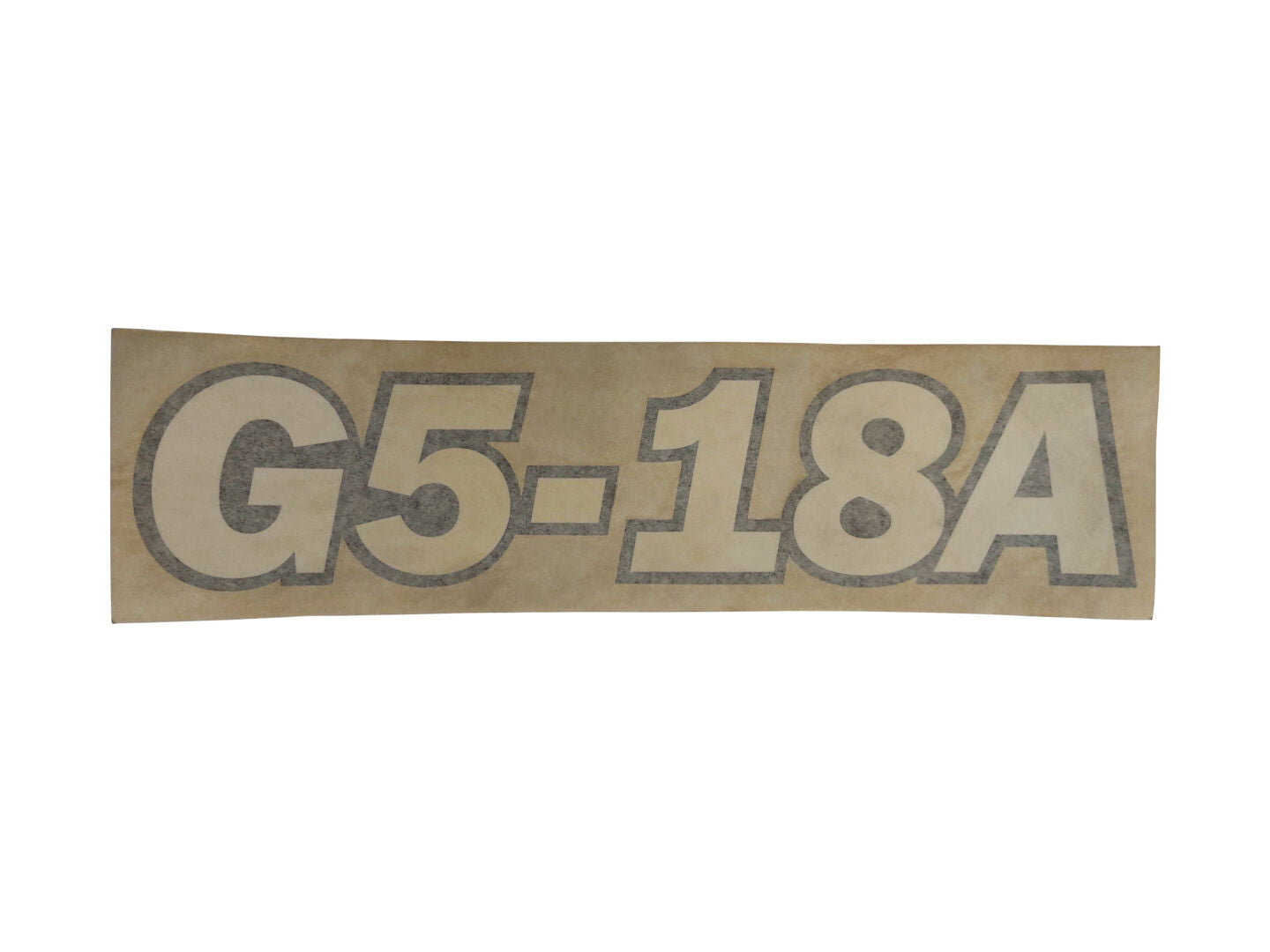 1001099708 | DECAL,# G5-18A DECAL