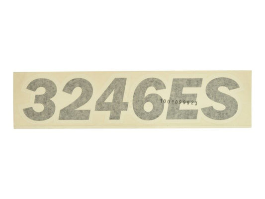 1001099923 | DECAL, 3246ES MODEL DESIG.