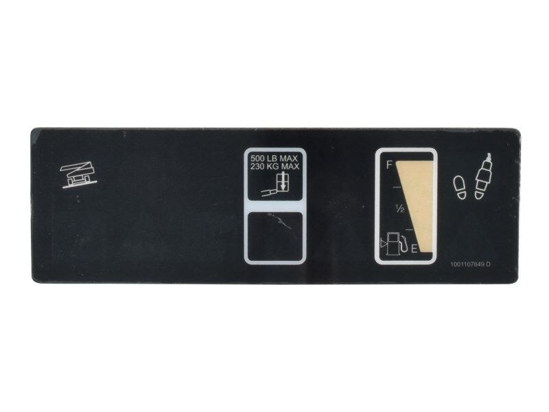 1001107849 | DECAL,PLATFORM DISPLAY