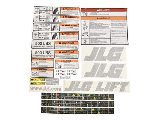 1001108718 | KIT,PLATFORM DECALS 600A-600S