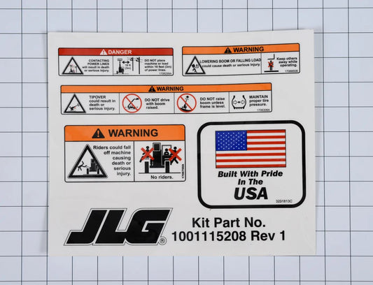 1001115208 | DECAL,KIT, CAB, ANSI