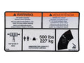 1001121655 | DECAL,WARNING DUAL CAP.
