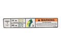 1001122508 | DECAL,WARNING DUAL CAP.