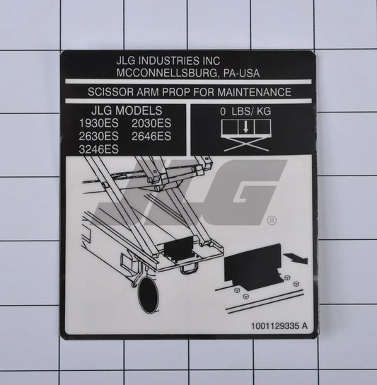 1001129335 | DECAL,ES SERVICE PROP