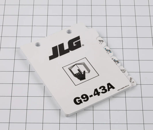 1001130663 | LOAD,CHART BOOKLET G9-43A