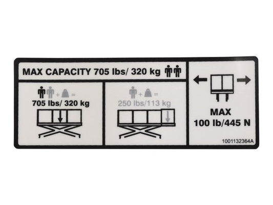 1001132364 | DECAL,CAPACITY (MTB)