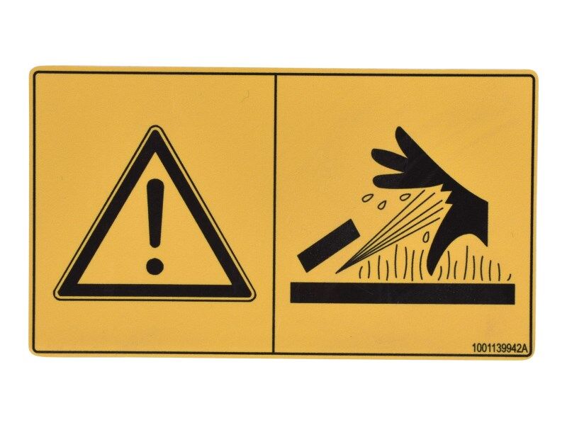 1001139942 | DECAL,HOT FLUID WARNING-ISO