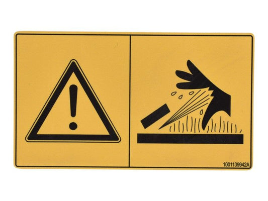 1001139942 | DECAL,HOT FLUID WARNING-ISO