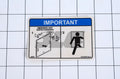1001160787 | DECAL,REAR EMERGENCY EXIT