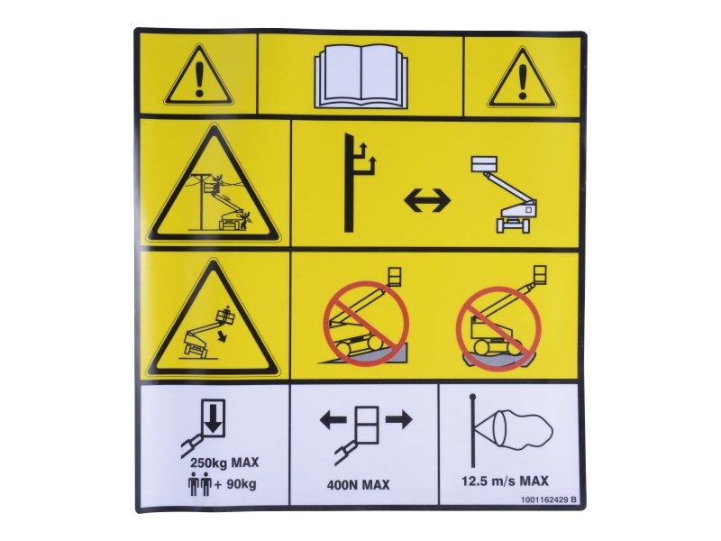 1001162429 | DECAL,TIPPING/ELECT PLF