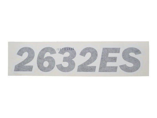 1001178304 | DECAL,2632ES MODEL DESIGN.