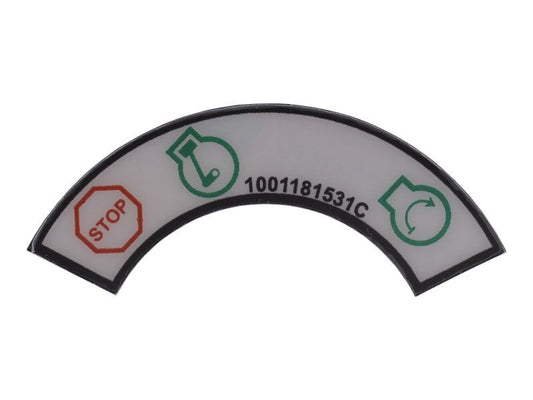 1001181531 | DECAL,IGNITION SWITCH