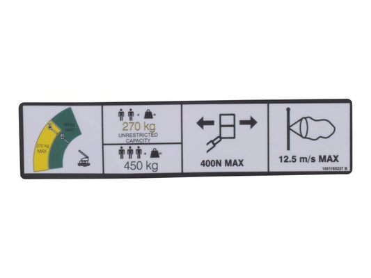 1001185237 | DECAL,DUAL CAP (CE)