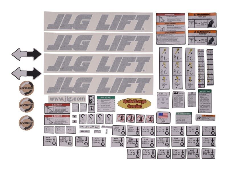 1001198647 | KIT,(SERVICE) E/M400/450 DECAL