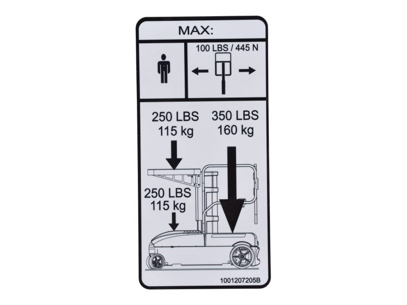 1001207205 | DECAL,CAPACITY