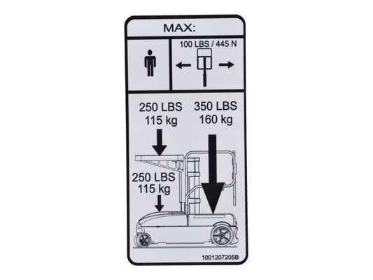 1001207205 | DECAL,CAPACITY