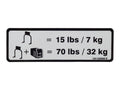 1001228988 | DECAL,WEIGHT