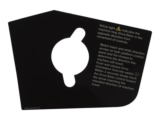 1001244727 | DECAL,DRIVE/STEER INST. (DOM)