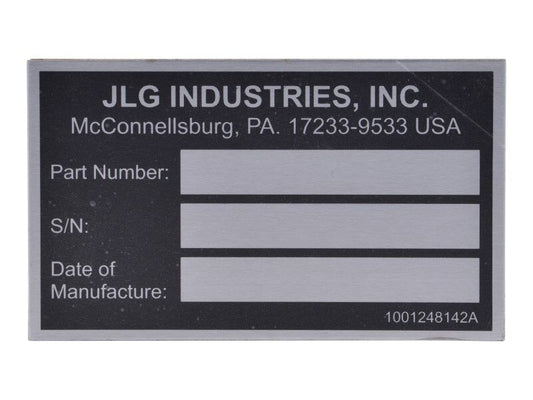 1001248142 | SN PLATE,ATTACHMENT