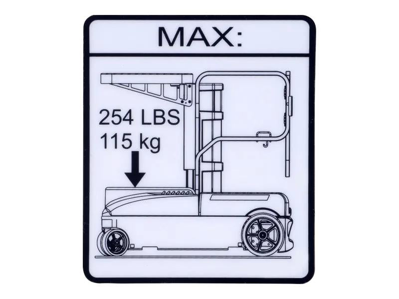 1001255190 | DECAL,CAPACITY