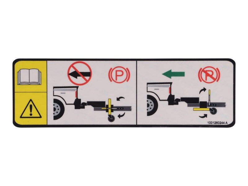 1001260244 | DECAL,NOPARK BRAKE