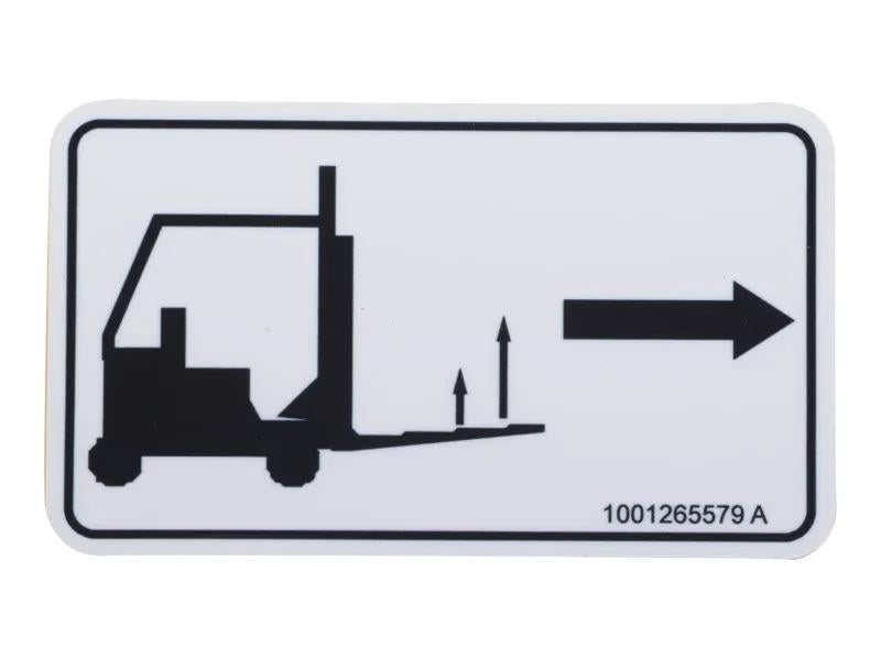 1001265579 | DECAL,FORK LIFT