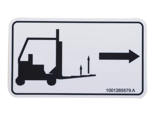 1001265579 | DECAL,FORK LIFT