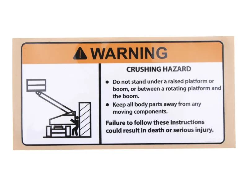 1001312384 | DECAL,WARNING CRUSHING