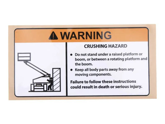 1001312384 | DECAL,WARNING CRUSHING