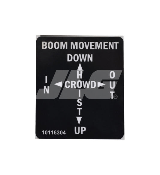 10116304 | DECAL BOOM MOVEMENT