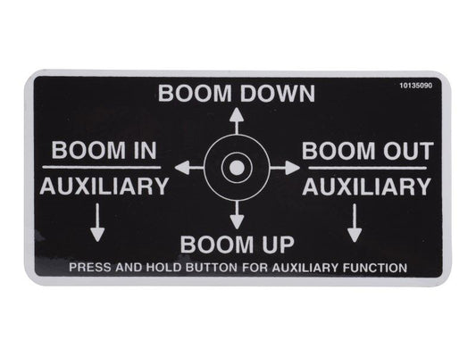 10135090 | DECAL, BOOM CONTROL -