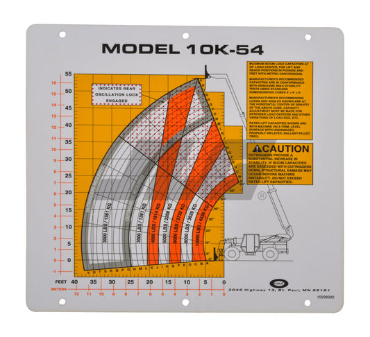 10239292 | FLIP CARD, MODEL 10K-54 LOAD C