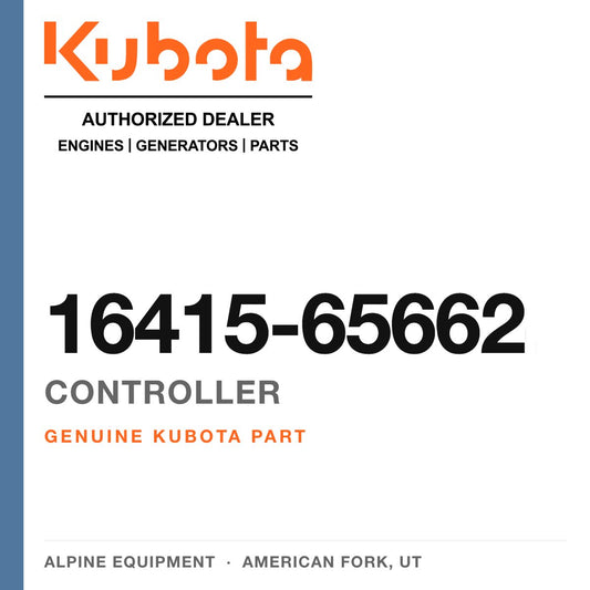 Genuine Kubota controller, part number 16415-65662 — Alpine Equipment