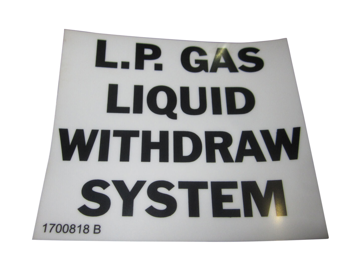 1700818 | DECAL, LP GAS (ENG)