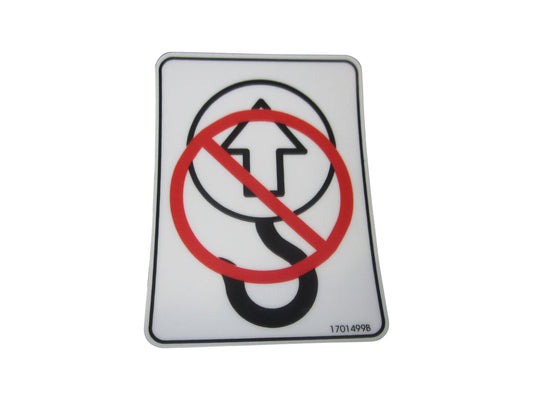 1701499 | DECAL, NO TIE DOWN/LIFT