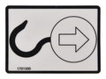 1701500 | JLG® Machine Lift Here Decal