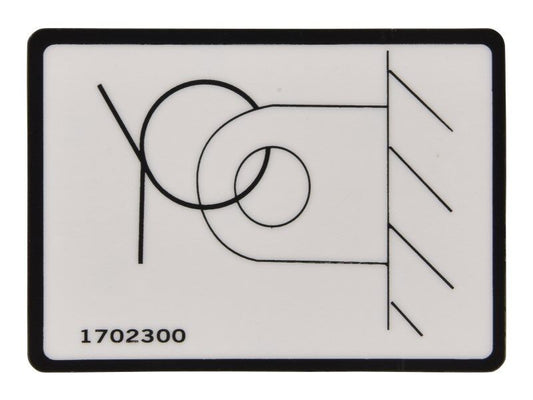 1702300 | Tie Down Decal