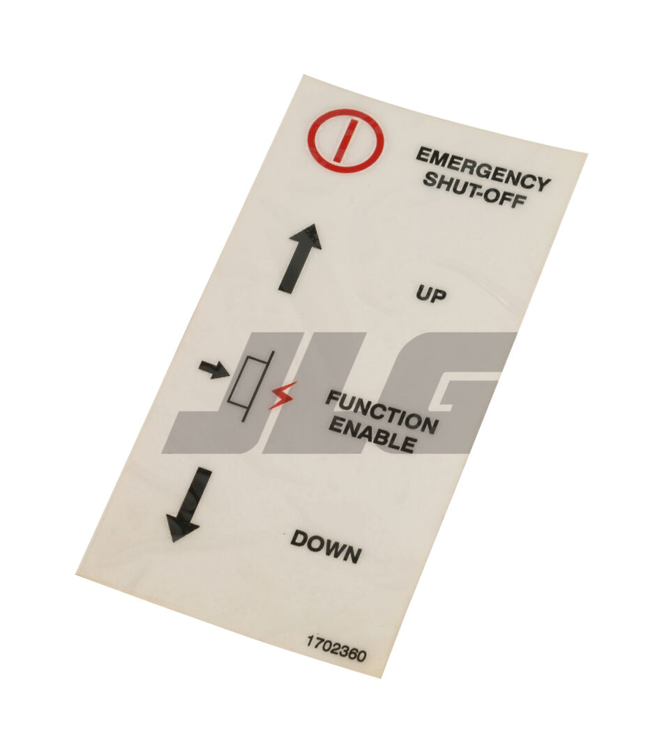 1702360 | DECAL, CONT