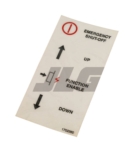 1702360 | DECAL, CONT