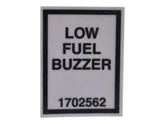 1702562 | DECAL, (LOW FUEL IND)
