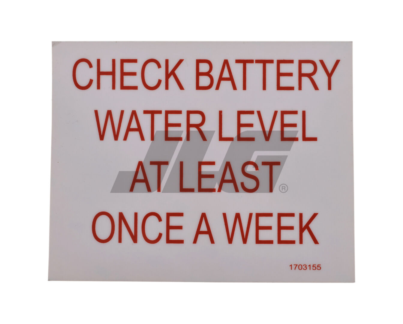 1703155 | DECAL, BATT. CHECK (AUST.)